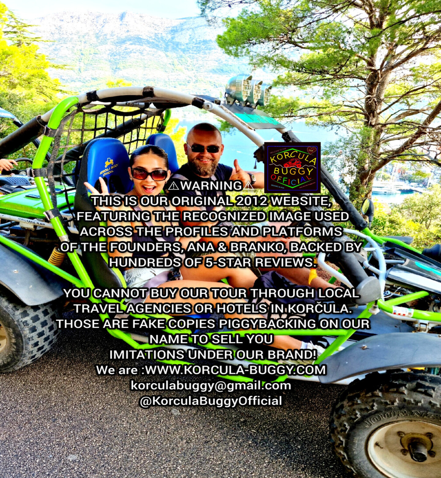 Original Korcula Buggy Safari Tours With Branko & Ana
